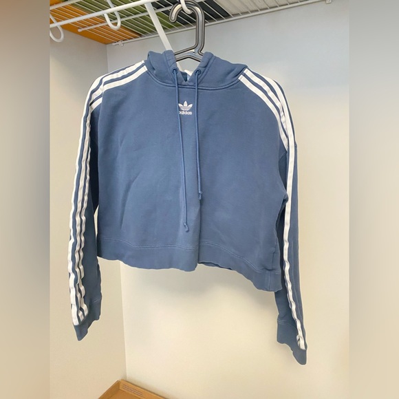 Adidas Originals Cropped Hoddie - Picture 1 of 4